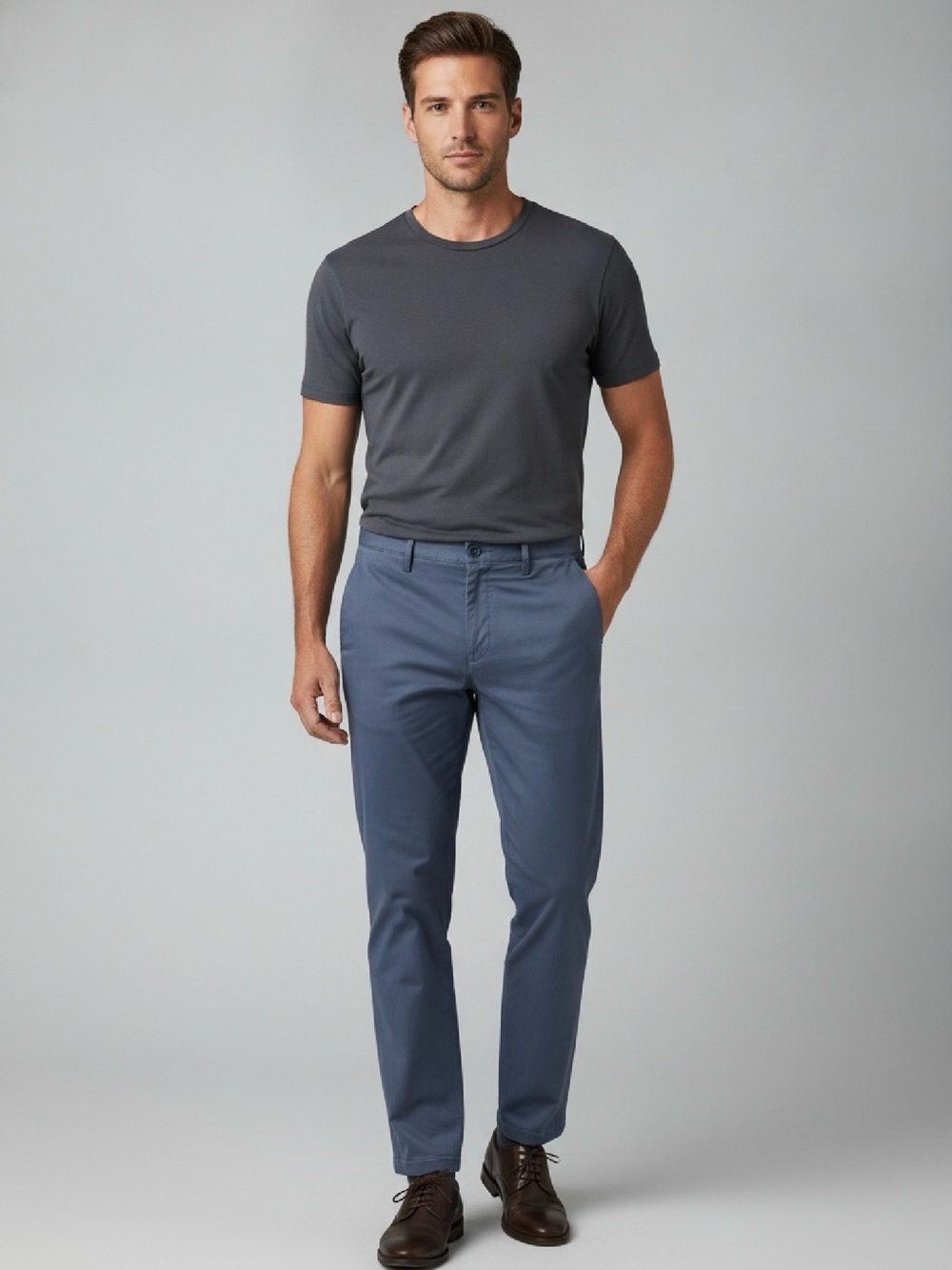 LAND’S END BLAKE SHELTON MEN’S HYBRID FIVE POCKET TRADITIONAL FIT PANTS